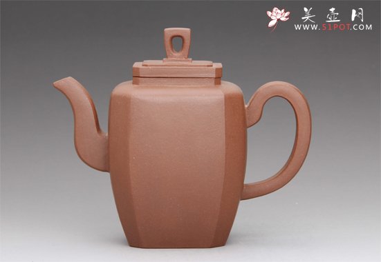 紫砂壶图片：中品八面玲珑 - 美壶网