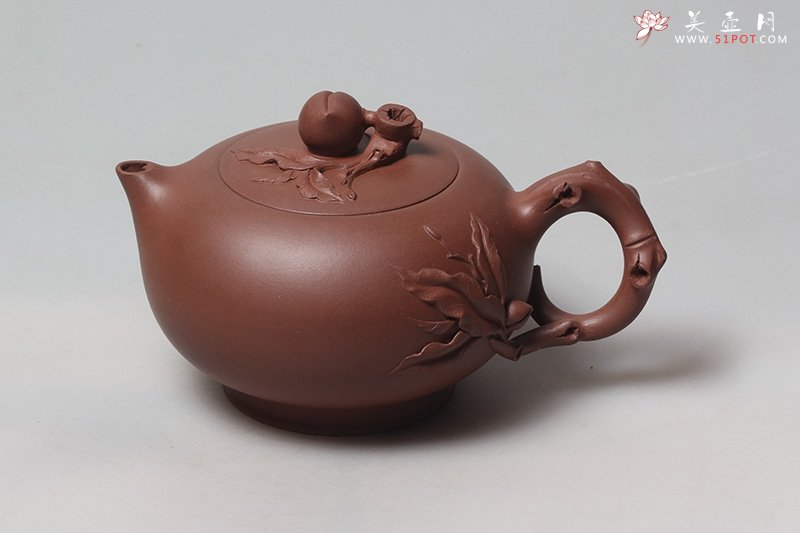 紫砂壶图片：圣桃壶 - 美壶网