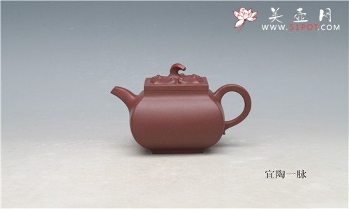 紫砂壶图片：四方茄段 - 美壶网