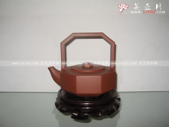 紫砂壶图片：钻石提梁 - 美壶网