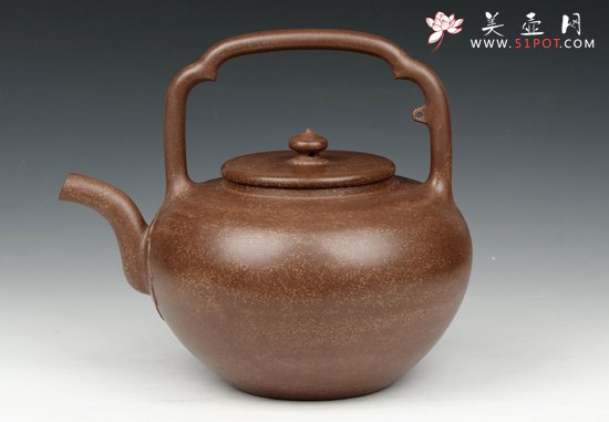 紫砂壶图片：吴经提梁 - 美壶网