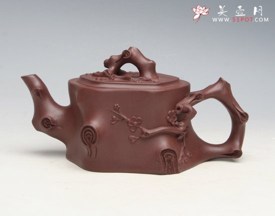 紫砂壶图片：梅段 - 美壶网