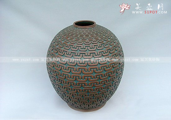 紫砂壶图片：紫玉瓶 - 美壶网