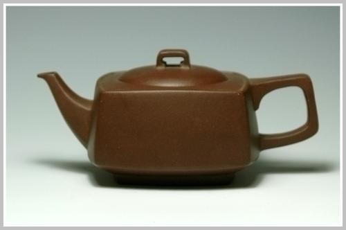 魏国军紫砂壶 天圆地方 原矿紫泥