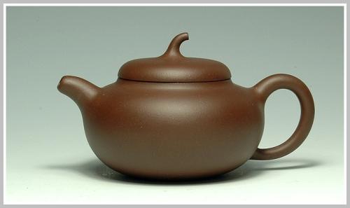 王晓斌紫砂壶 茄段 原矿紫泥