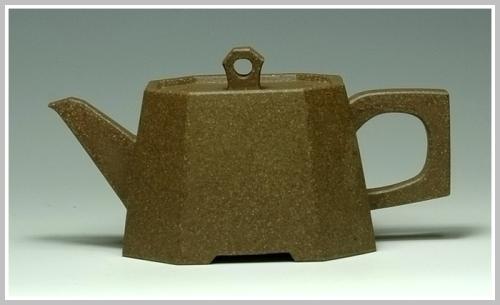 魏国军紫砂壶 小八方 原矿段泥