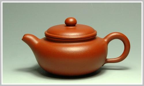 周丽萍紫砂壶 朱泥小仿古 原矿朱泥