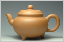 紫砂壶图片：老段泥大彬如意 - 美壶网