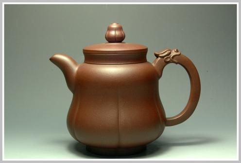 史金妹紫砂壶 龙莲壶 大气精细 原矿紫泥