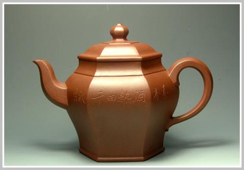 史金妹紫砂壶 全手六方壶 原矿清水泥