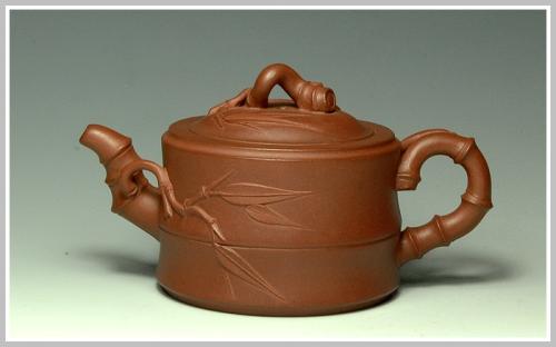 范国名紫砂壶 小竹段 原矿清水泥