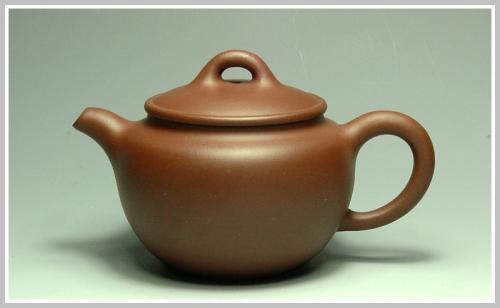 周丽萍紫砂壶 桥顶 原矿紫泥