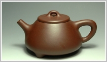 紫砂壶图片：紫泥子冶石瓢 - 美壶网
