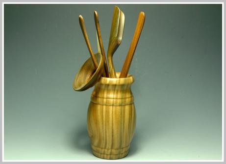 茶道紫砂壶 茶道-绿檀木-大 