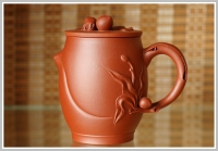 紫砂壶图片：寿桃杯 - 美壶网