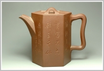 紫砂壶图片：高六方 欣赏 - 美壶网