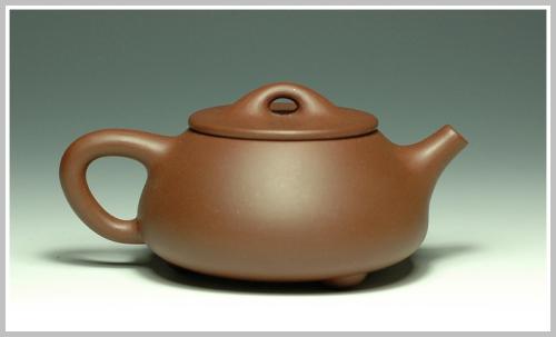 蔡一强紫砂壶 满瓢 原矿紫泥