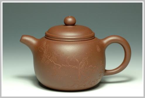 蔡一强紫砂壶 小匏尊 原矿紫泥