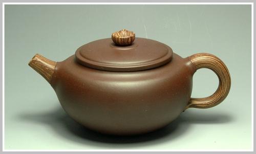 刘骐伟紫砂壶 碗玉 原矿紫泥