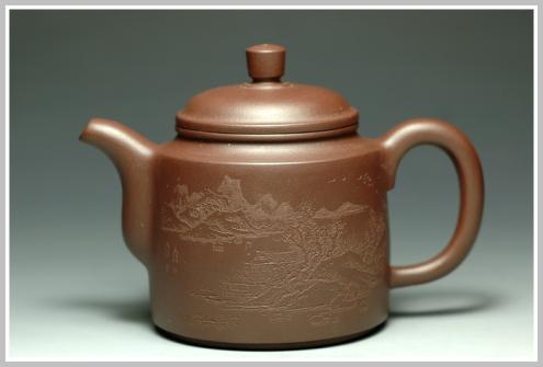 李彦雄紫砂壶 玉柱 原矿紫泥