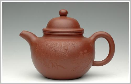 史金妹紫砂壶 小掇球 原矿清水泥