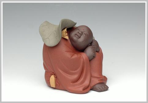 王健紫砂壶 连年有鱼 原矿清水泥