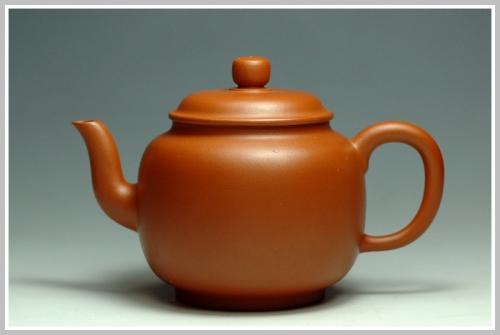 曲峰紫砂壶 小煤窑朱泥之宫灯 小煤窑朱泥