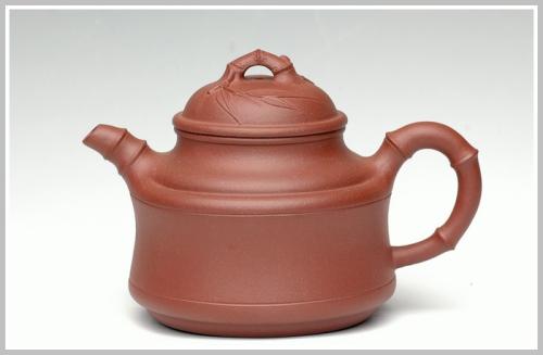 范国名紫砂壶 高竹鼓 原矿清水泥