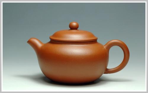曲峰紫砂壶 朱泥小莲子 小煤窑朱泥