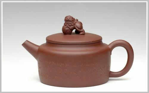 王余平紫砂壶 德狮 原矿紫泥