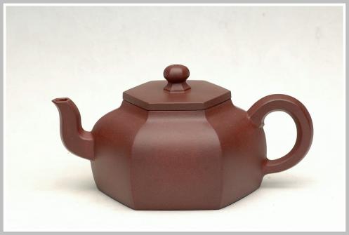 何卫枫紫砂壶 全手逸公六方 原矿底槽清