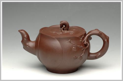 徐建芳紫砂壶 徐建芳精品花货之含苞 原矿紫泥