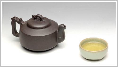 范泉明紫砂壶 龙运在手 灵龙壶 原矿黑泥