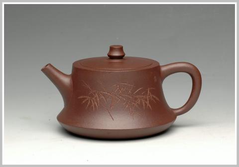 史金妹紫砂壶 柱础 原矿紫泥