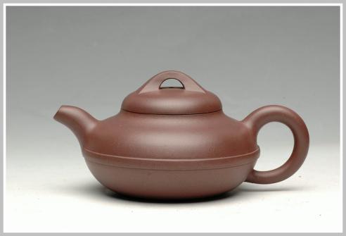 曲峰紫砂壶 功夫茶必备实用佳品2 小线圆130cc 原矿紫泥