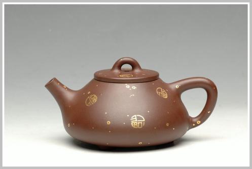 谈剑锋紫砂壶 金福 小子冶石瓢 原矿紫泥