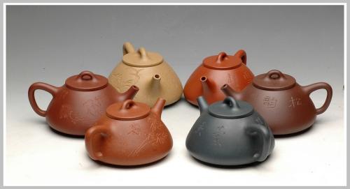 史金妹紫砂壶 各种泥料 子冶石瓢 原矿底槽清