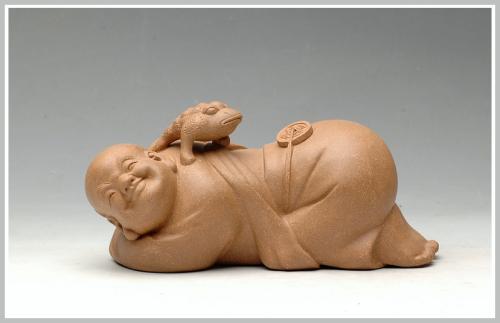 王健紫砂壶 优质段泥漂亮 前途无量 送礼佳品 原矿段泥