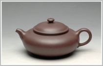 紫砂壶图片：优质青灰泥 线条灵动 圆珠 - 美壶网