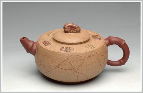 范国名紫砂壶 华径 原矿段泥