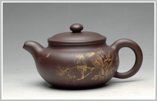 李彦雄紫砂壶 岁月静好 白头偕老 精品老紫泥小仿古 原矿紫泥