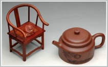 紫砂壶图片：敏而好学 做工精细 全手德中 - 美壶网