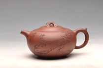 紫砂壶图片：饱满敦厚  口盖严合 如意桥韵 - 美壶网