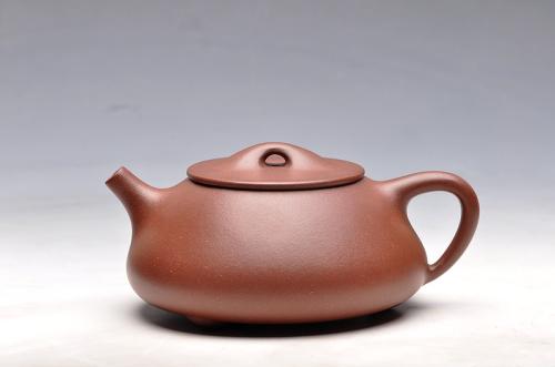 陈进紫砂壶 饱满厚重 气质雅然 优质地槽青  全手工大满瓢 原矿底槽清