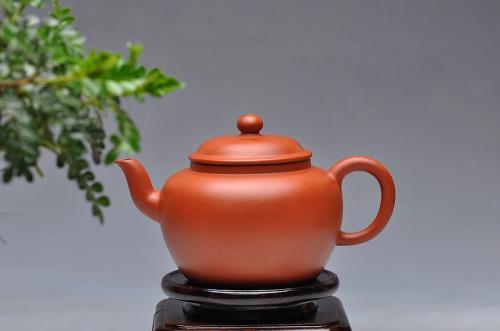 蒋小琴紫砂壶 简洁实用 敦实闲味 老朱泥 全手舒和 原矿朱泥