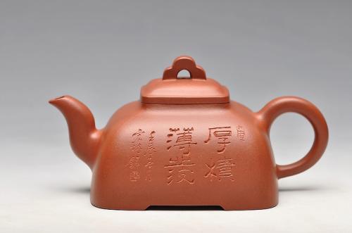 何卫枫紫砂壶 强强联合 国工师陈宏林装饰  全手经典孤菱 珍藏精品 原矿清水泥