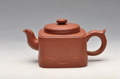 顾小英紫砂壶 方宝壶 原矿清水泥