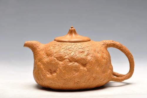 夏立紫砂壶 夏立 壬辰年新作 瓜纽龚春 老段泥