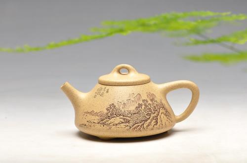 李彦雄紫砂壶 台西芝麻段 糯米的质感 全手小子冶石瓢 实用精品  芝麻段