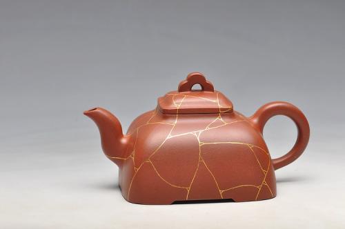 何卫枫紫砂壶 别有风味 送礼自用 佳品  实力之作 全手冰纹孤菱 